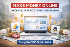 How to Make Money Online with Ads, Traffic and Affiliate Marketing (Complete SEO Guide)